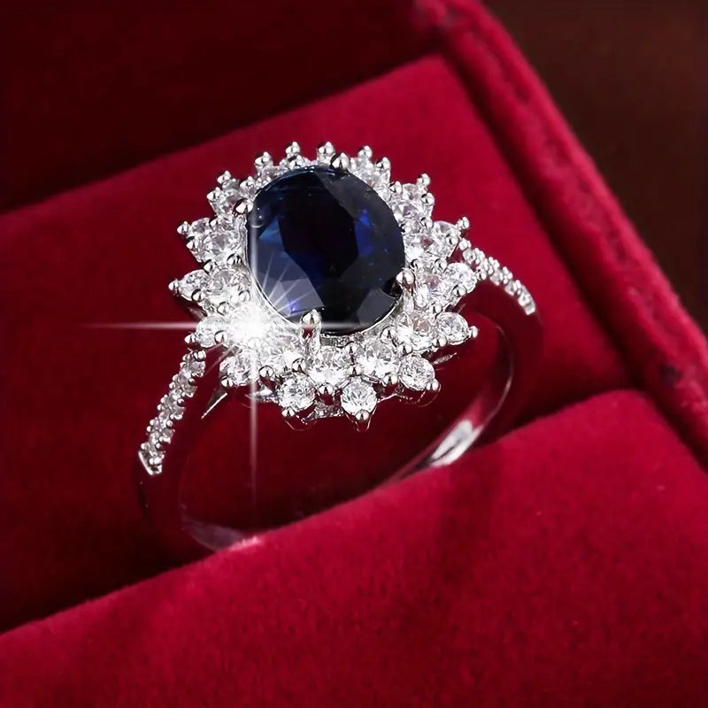Vionne Luxe Sapphire Gold Ring