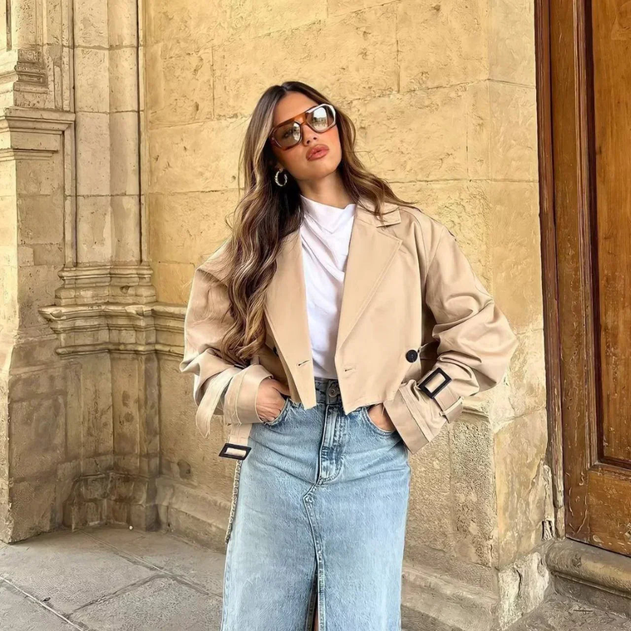 Cropped jacket "Weekend Getaway" – Chic & casual