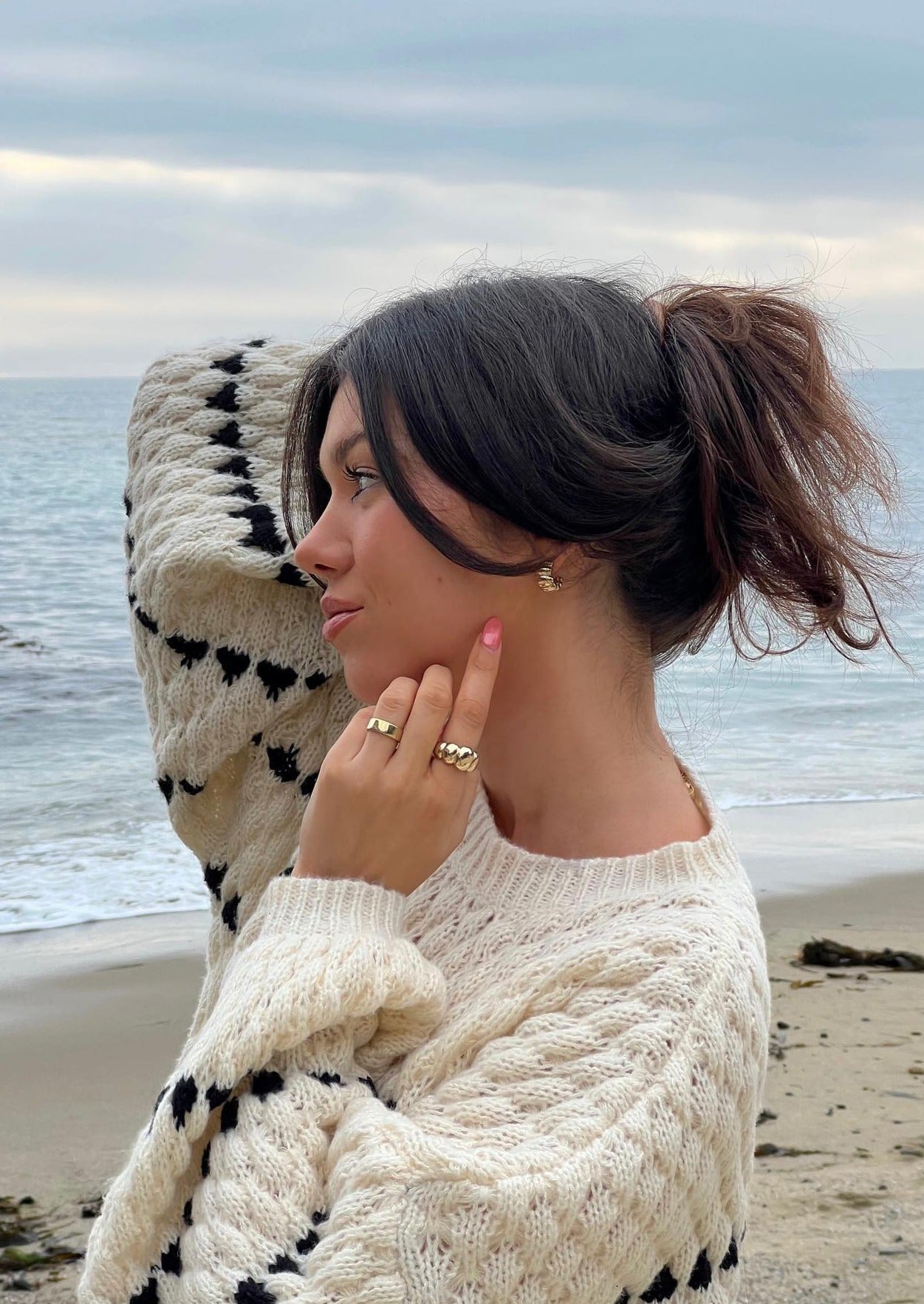 Soft sweater "Sunset Soirée" – Elegant & refined