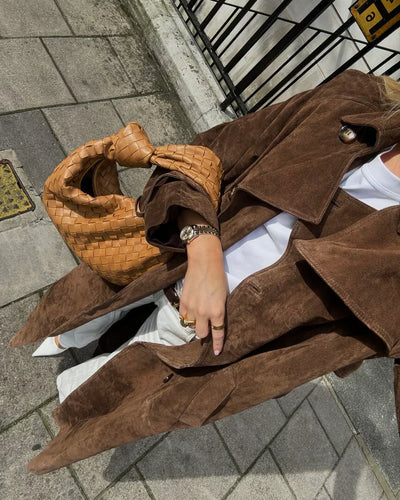 Velvet trench "Weekend Getaway" – Elegant & refined