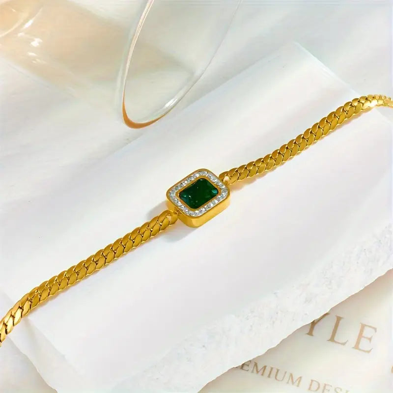 Exclusive Emerald Elegance Bracelet