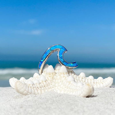 Opal and silver ring "Beach Walk" – Timeless & chic