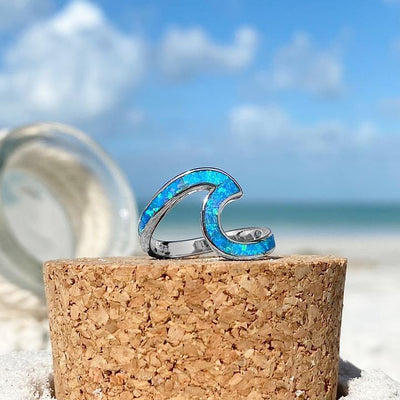 Opal and silver ring "Beach Walk" – Timeless & chic