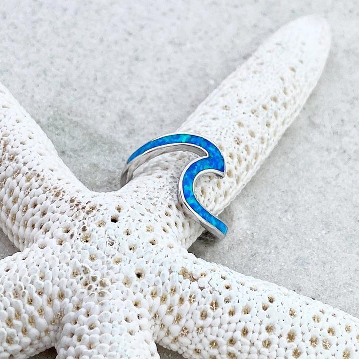 Opal and silver ring "Beach Walk" – Timeless & chic