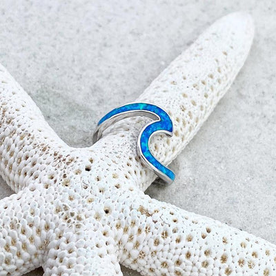Opal and silver ring "Beach Walk" – Timeless & chic