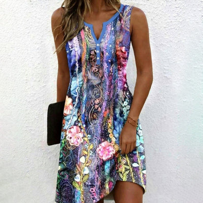 Silk dress "Garden Party" – Light & airy