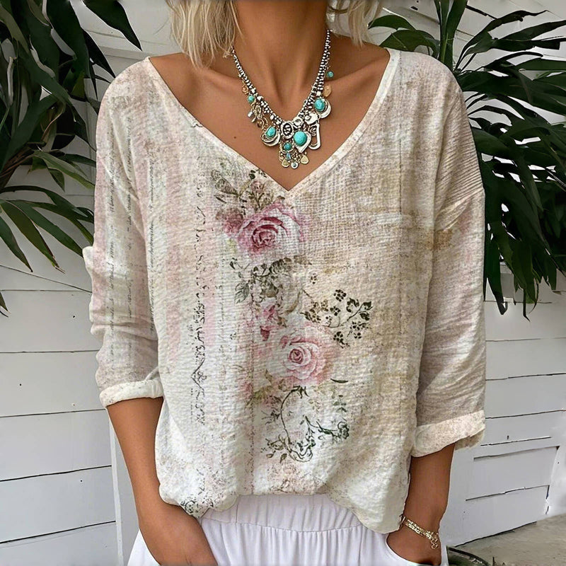 Cotton t-shirt "Garden Party" – Fresh & feminine