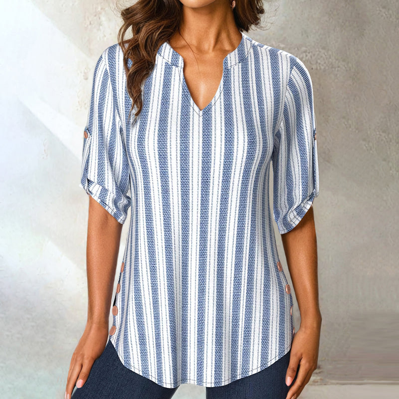 Silk blouse "Market Stroll" – Elegant & refined