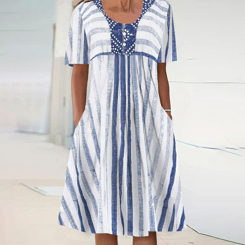 Stripe dress "Sunday Picnic" – Chic & casual