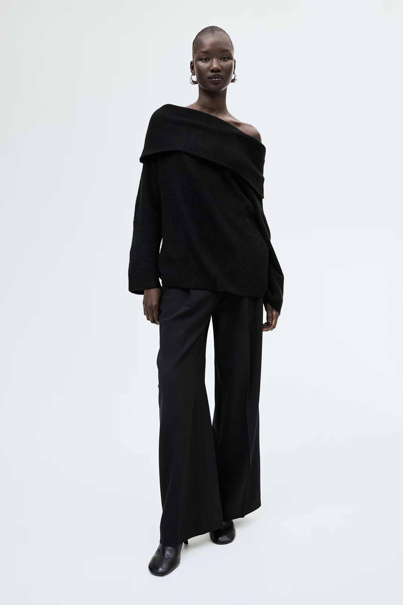 Linen off-shoulder top "Sunset Soirée" – Soft & sophisticated