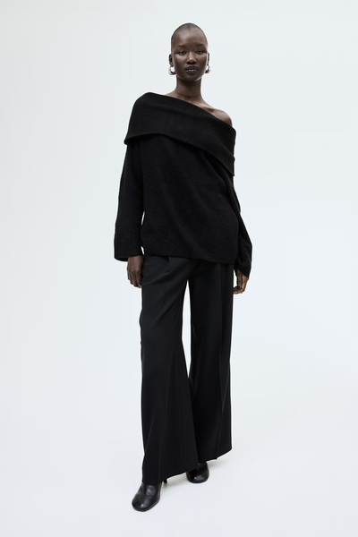 Linen off-shoulder top "Sunset Soirée" – Soft & sophisticated