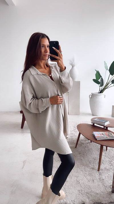 Muslin blouse "City Rooftop" – Soft & sophisticated