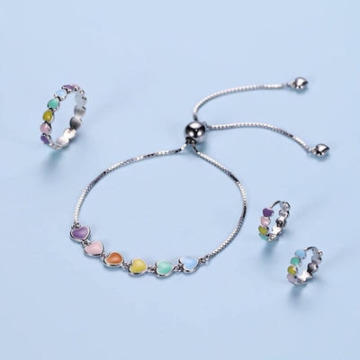 Sterling Silver Paw Print Bracelet