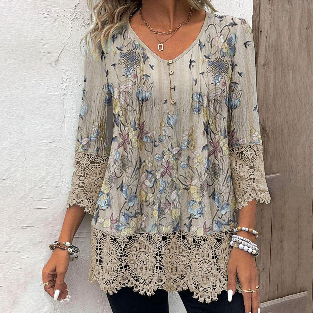 Silk top "Sunset Soirée" – Fresh & feminine