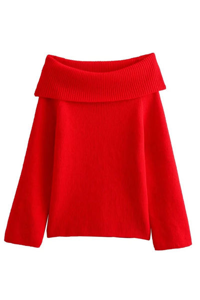 Linen off-shoulder top "Sunset Soirée" – Soft & sophisticated