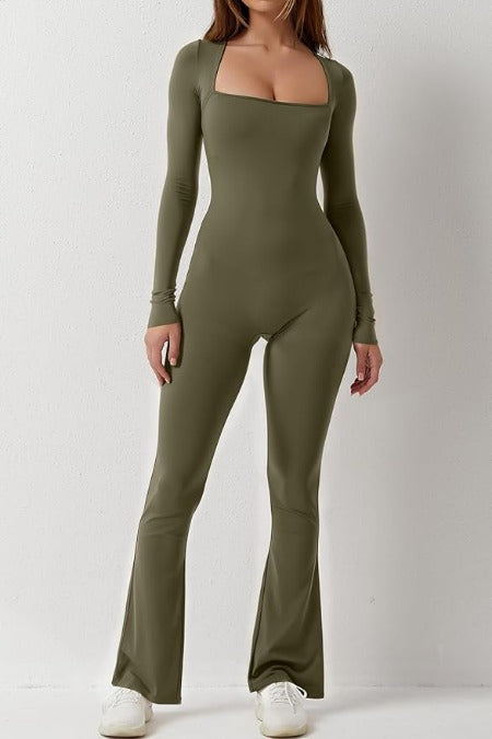 Bodyfit jumpsuit "Sunrise Yoga" – Elegant & refined