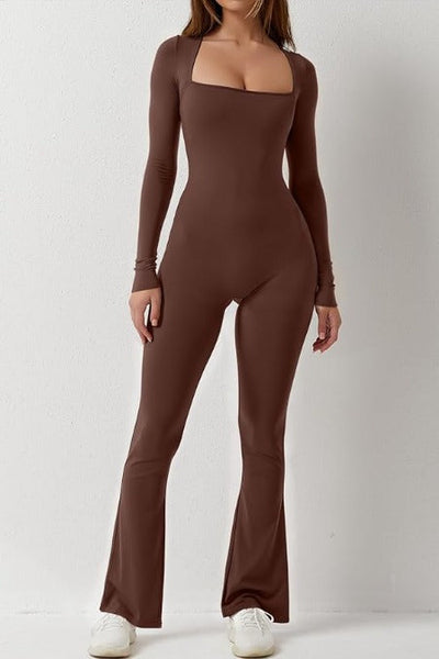 Bodyfit jumpsuit "Sunrise Yoga" – Elegant & refined