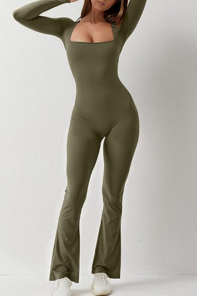 Bodyfit jumpsuit "Sunrise Yoga" – Elegant & refined