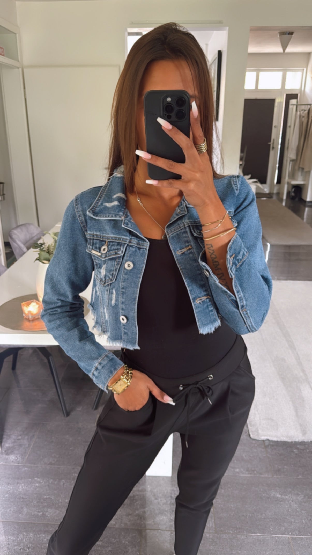 Denim jacket "Weekend Getaway" – Chic & casual