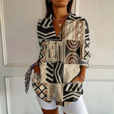 Silk blouse "Garden Party" – Elegant & refined