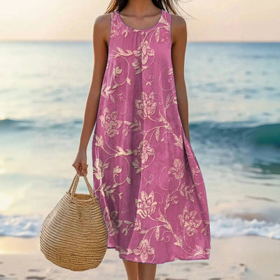 Silk dress "Market Stroll" – Fresh & feminine