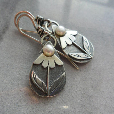 Tear Flower Earrings "Garden Party" – Fresh & feminine