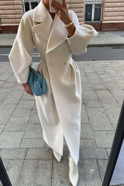 Wool long coat "Sunset Soirée" – Timeless & chic