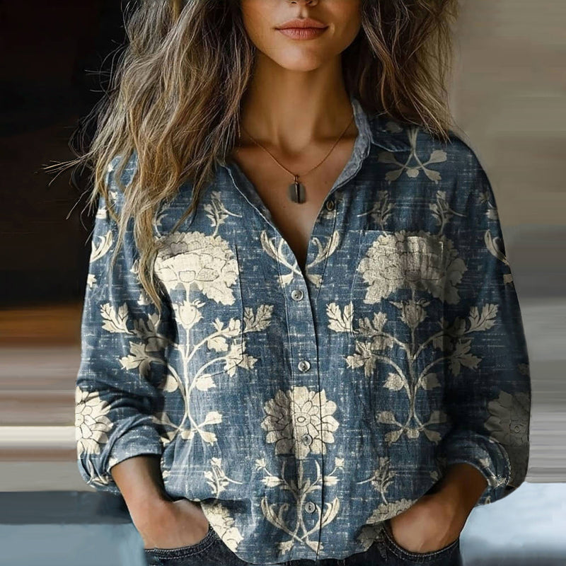 Cotton shirt "Garden Party" – Fresh & feminine