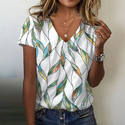 Cotton t-shirt "Sunrise Yoga" – Soft & sophisticated