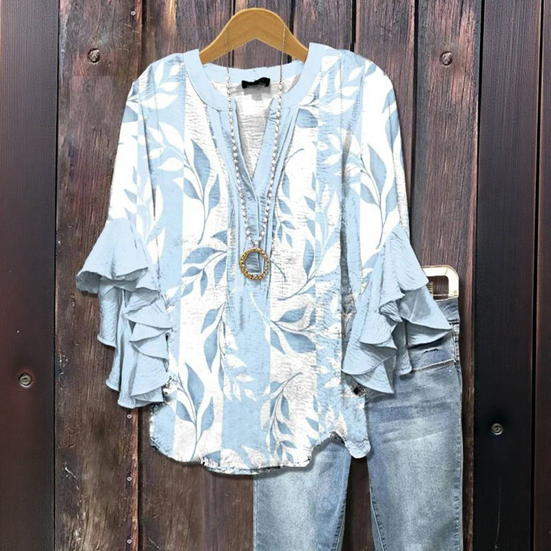 Silk blouse "Garden Party" – Soft & sophisticated