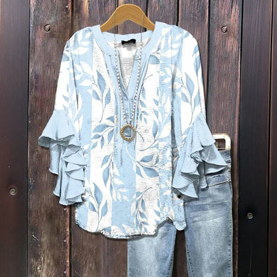 Silk blouse "Garden Party" – Soft & sophisticated