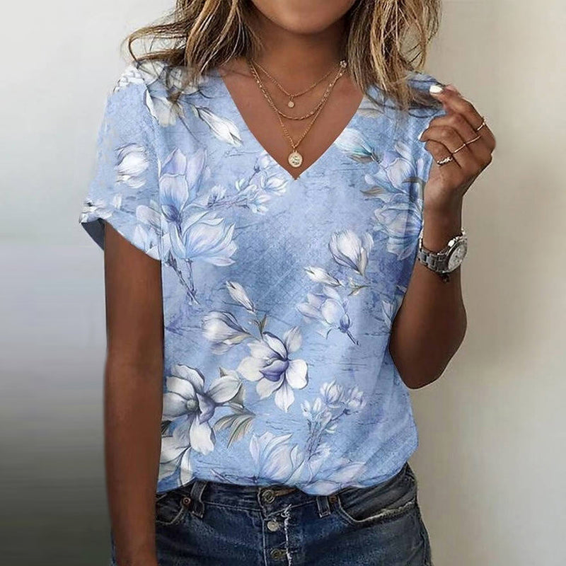 Silk blouse "Garden Party" – Elegant & refined