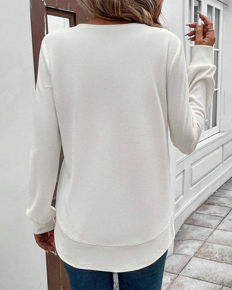 Cotton top "City Brunch" – Chic & casual
