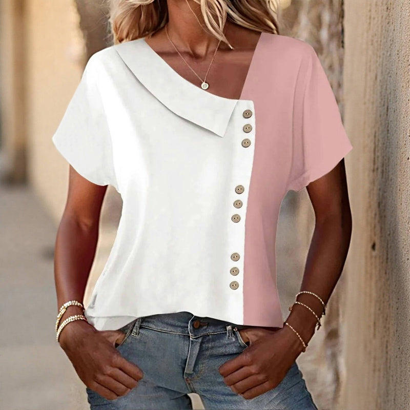 Silk blouse "Market Stroll" – Soft & sophisticated