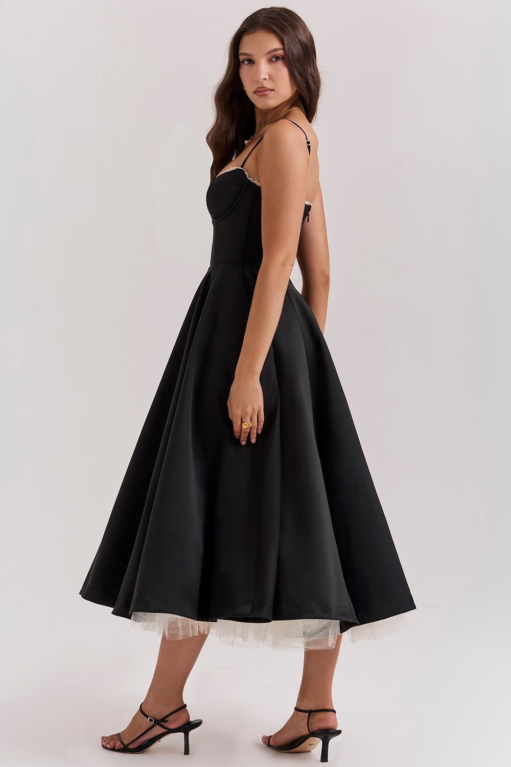 Silk dress "Garden Party" – Elegant & refined