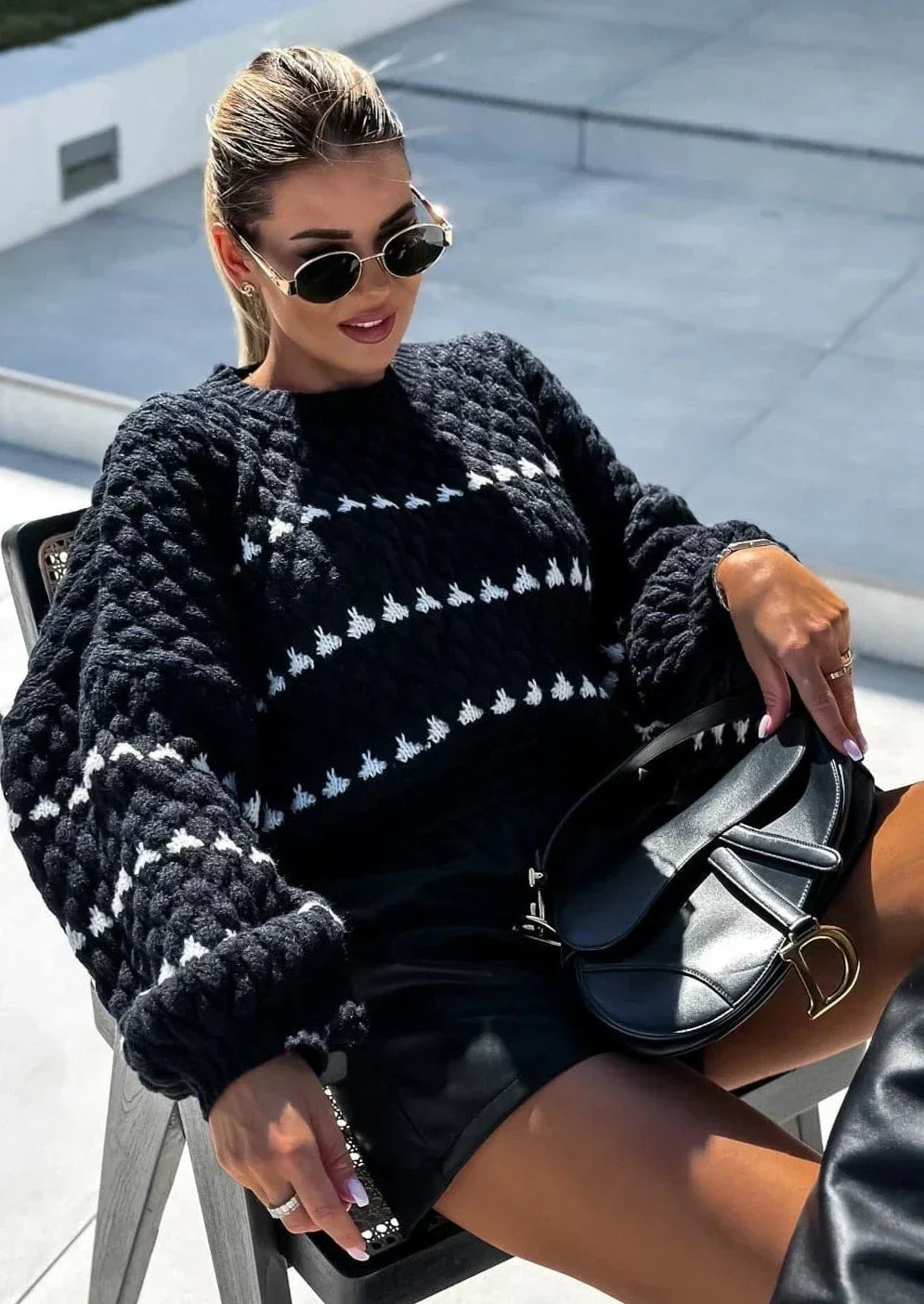 Soft sweater "Sunset Soirée" – Elegant & refined
