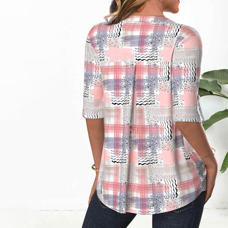 Silk blouse "Sunday Picnic" – Fresh & feminine