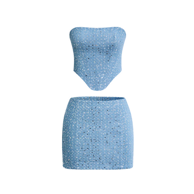 Shimmer Skirt Set – Elegant & refined