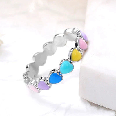 Sterling silver ring "Sunset Soirée" – Timeless & chic
