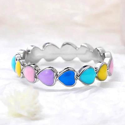 Sterling silver ring "Sunset Soirée" – Timeless & chic