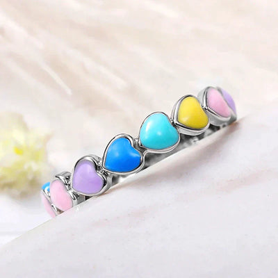 Sterling silver ring "Sunset Soirée" – Timeless & chic