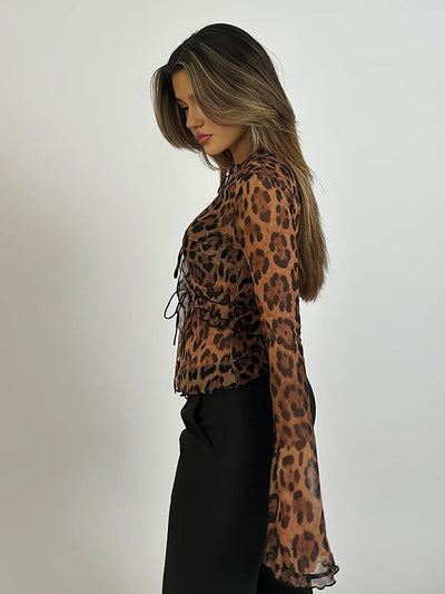 Leopard print top "Weekend Getaway" – Chic & casual