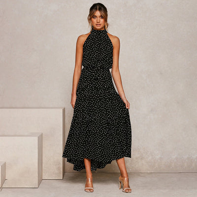 Silk maxi dress "Garden Party" – Elegant & refined