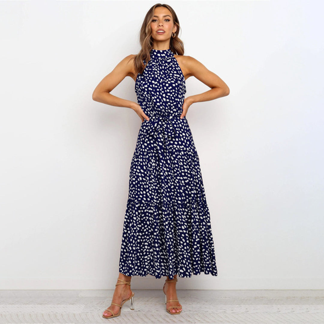 Silk maxi dress "Garden Party" – Elegant & refined