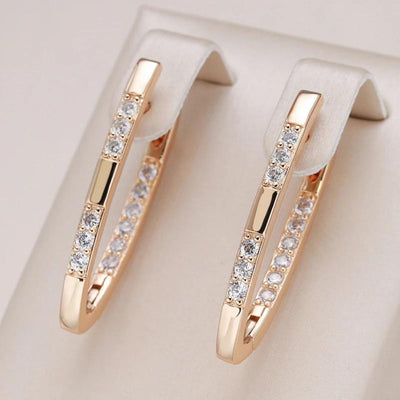 Zirconia earrings "Cocktail Hour" – Elegant & refined