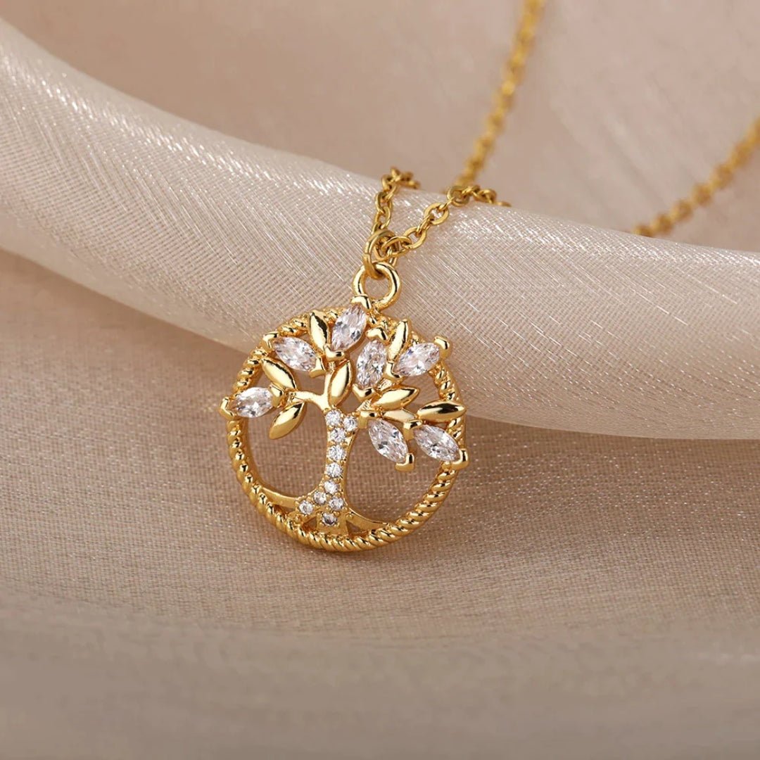 Bright necklace "Garden Party" – Elegant & refined