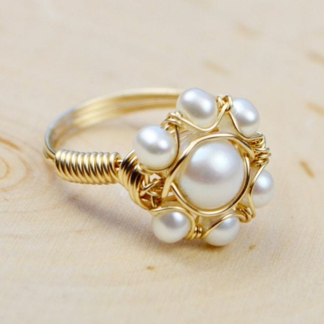 Golden ring "Romantic Dinner" – Elegant & refined