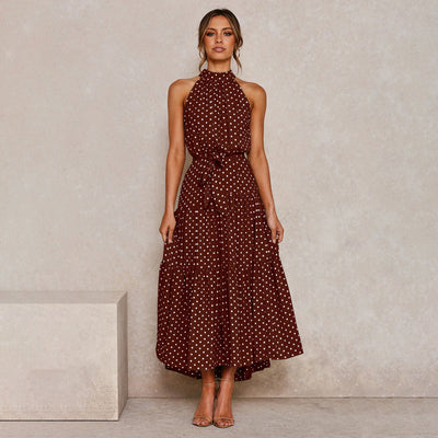 Silk maxi dress "Garden Party" – Elegant & refined