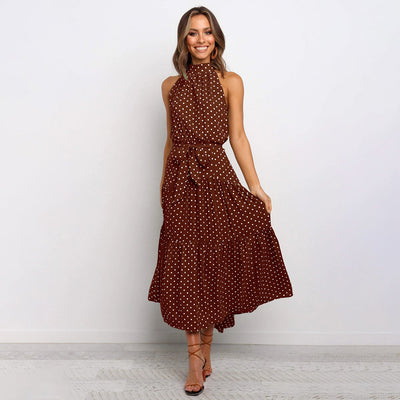 Silk maxi dress "Garden Party" – Elegant & refined