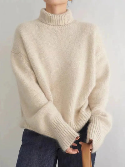 Cashmere turtleneck sweater "Lazy Sunday" – Soft & sophisticated